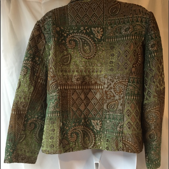 Molly&Max-petite large tapestry jacket zip front - Picture 3 of 4